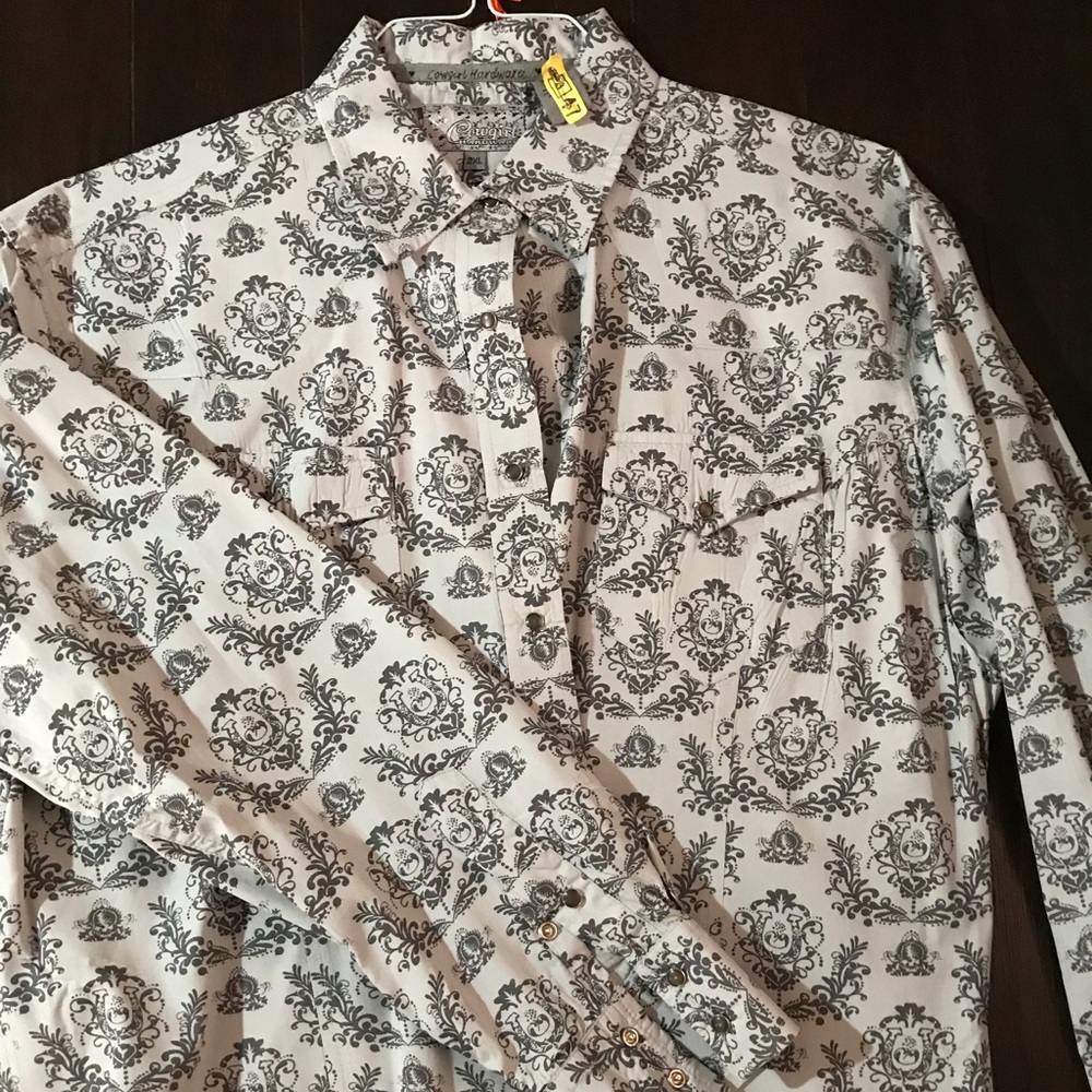 Pedal snap western shirt